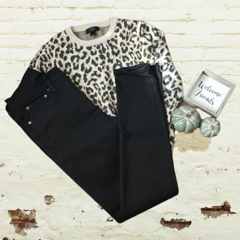 J. CREW 9" High Rise Toothpick 29 T